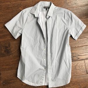 Express short sleeve button down